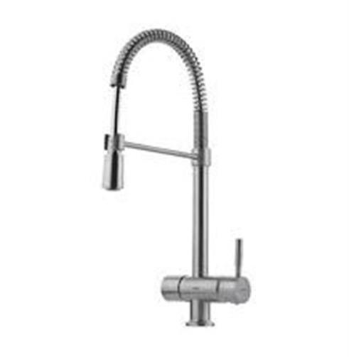 شیر ظرفشویی شودر مدل آلستر فنری کروم